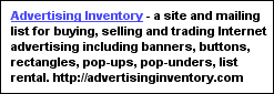 A Site and Mailing List for Buying, Selling and Trading Advertising!