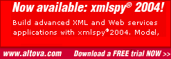xmlspy 2004 - Build Advanced XML and Web Services Apps - Download a Trial Copy Now!