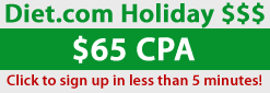 Sign Up at Diet.com to Earn a $65 CPA as an Affiliate!