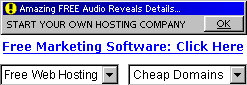 Free Web Hosting - Cheap Domains and More!