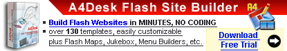Easy Flash Web Site & Menu Builder, NO CODING required