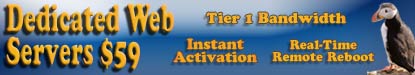 Dedicated Web Servers - $59!