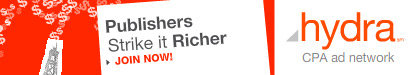 Publishers Strike It Richer - Join Hydra Network!