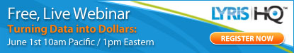 Free Live Webinar - Turning Data into Dollars!