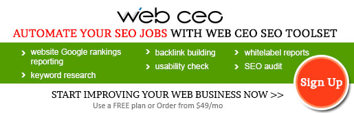 Automate Your SEO Jobs With Web CEO SEO Toolset