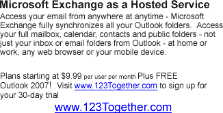 Microsoft Exchange as a Hosted Service