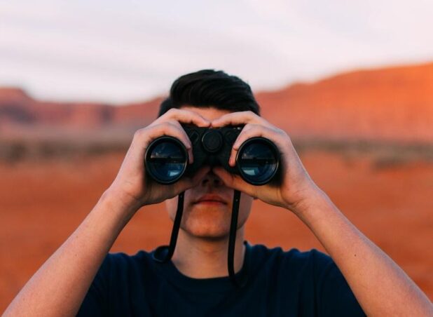 binocular man